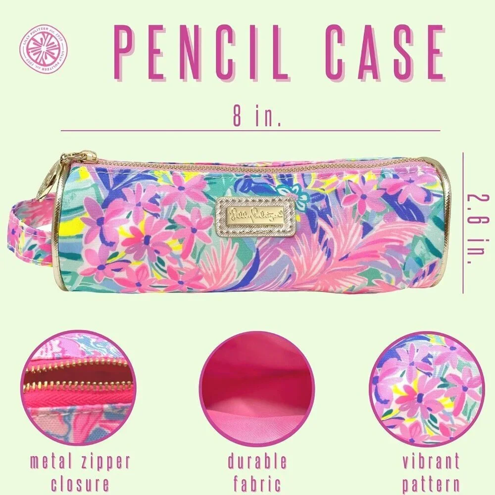 Colorful Zipper Pencil Case Small Travel Organizer for Stationery and Accessorie
